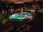 Ho Train Set With Accessories And 5' X 9' Table 6 Legs. Fixed Price $650.00.
