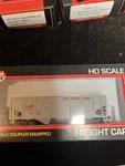 Model Power 36 2 Bay Covered Hopper #98060 New In Box. Fixed Price $10.00.
