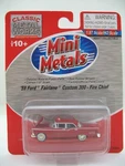 Mini Metals Ho Model 30243: 1959 Ford Fairlane Custom 300, Fire Chief, Moc. Fixed Price $26.00.