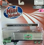Mini-metals 31178, '41/46 Chevy Tractor Trailer Set, Socal Freight, Ho Scale. Fixed Price $20.00.