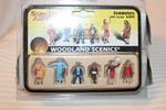 Ho Scale Woodland Scenics, Commuters Figurine Set #A1839 Bnos. Fixed Price $19.20.