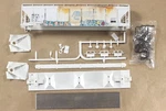 Accurail American Borate 54FT Centerflow Covered Hopper Altered Rn Complete. Fixed Price $9.99.