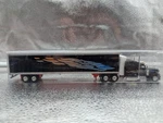 Tonkin Replicas 1:87 Ho Scale Peterbilt 389 W/ 53' Dry Van Trailer - Black.... Fixed Price $70.80.
