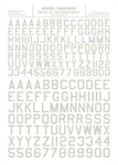 Woodland Scenics MG745 Deg Usa Gothic Let/num Wht 1/16-5/16 Mix Decal Sheet. Fixed Price $12.05.