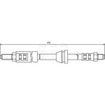 Apec Brake Hose HOS3077 Fits Ford - Engineered Performance And Long Life. Fixed Price $16.75.