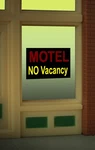 Miller Engineering 8975 Motel Window Sign. Fixed Price $17.99.