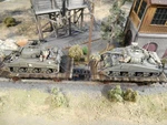 Ho Roco Minitanks Patton's 3RD Army Train Railway Cars #A2850 Custom Detailed. Fixed Price $296.48.