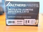 Walthers 920-40921 Emd F7A-B Set Santa Fe #314L, 314A. Fixed Price $375.00.