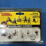 New-woodland Scenics Accents A1921, Playtime, Children Playing, Ho Scale. Fixed Price $16.99.
