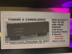 Ho Funaro & Camerlengo #8040 Southern 36 Wood Boxcar Resin Kit. Fixed Price $39.95.