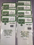 Lot Evergreen Scale Models #4521, 4525, 4522,4527, 4528, Metal Roofing Ho. Fixed Price $59.99.