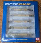 Walthers 910-55644 Ho Thrall 5-UNIT Rebuilt 40' Well Car Trailer Train #740366. Fixed Price $89.99.