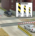 Walthers Scenemaster Ho Scale Quiet Crossing Lane Markers 949-4168. Fixed Price $16.48.