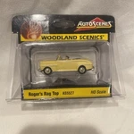 Woodland Scenics Ho Scale Autoscenes AS5527 Roger's Rag Top Convertible. Fixed Price $14.99.