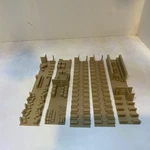 50' Overland Passenger Car Interiors Set Of Scale Fits Roundhouse Only X. Fixed Price $34.00.