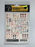 Woodland Scenics Dry Transfer DT574 Mini-series Service Station Signs. Fixed Price $11.50.