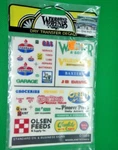 Woodland Scenics No Scale #DT559 Oil & Business Dry Transfer Decals, 4" X 5". Fixed Price $7.50.