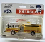 Ho Scale 1:87 Boley Emergency Fire Truck Ladder 83 White Yellow For Train Layout. Fixed Price $29.99.