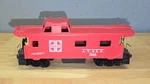 Ho Scale Tyco Santa Fe Caboose #7240 Red Radio Equipped At&sf Model Train Car. Fixed Price $9.99.
