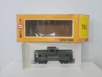 Cox 617180 Ho Scale Vintage Us Army Green 3658 Caboose With Box .. Fixed Price $24.95.