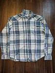 Lucky Brand Men's Button Up Shirt Gray Plaid Size Classic Fit 80318 Western. Fixed Price $8.99.