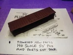 Athearn Ho Scale Blue Box Kit Part 50' Car #13360 New Ribbed Side Brown. Fixed Price $11.42.