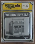 Vintage Woodland Scenics Details D222 Ticket Office Ho 1:87 Scale. Fixed Price $19.97.