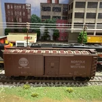 Athearn Ho Scale Norfolk & Western 40' Box Car #361508 Mw/kds. Fixed Price $9.80.