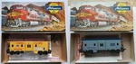 Lot (2) Athearn Ho Scale Caboose Bay Window Union Pacific & Csx Blue Boxes Parts. Fixed Price $39.50.
