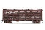 Ho Athearn Great Northern 40FT Brown Stock Car #55405 Mtl Whls Kadee Excellent!. Fixed Price $11.99.