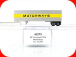 Scale ***motorways*** 40' Trailer Van #962508 --- Trainworx 40275, Special Run. Fixed Price $46.95.