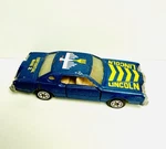 Vintage 1975 Yatming Lincoln Ford No 1502 Continental Mark Iv Blue 1/64 Scale. Fixed Price $20.00.