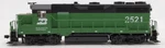 Kato 37-3001 Ho Scale Bulington Northen GP35 Diesel Engine #2521 Ex. Fixed Price $65.79.