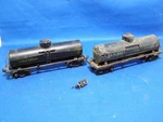 Scale Roundhouse 2 Lot Single Dome Tank Cars. Fixed Price $8.00.