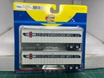 Athearn Ho 1/87 40' Fruehauf Exteror Post Z-van Trailers Johnsbury Intermodal. Fixed Price $84.95.