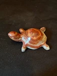 Vintage Mini Alabaster Stone Carved Sea Turtle Figurine Busch Gardens Souvenir. Fixed Price $14.95.