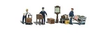 Woodland Depot Workers Amp; Accessories - Ho Scale Model Railroad Figure. Fixed Price $21.02.