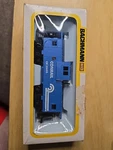 Bachmann 1059 Ho Gauge Wide Vision Caboose Conrail Cr 21655 Blue Vgc Boxed. Fixed Price $12.00.
