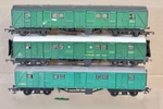 Triang Hornby R226 Rake OF3 Br Green Southern Utility Van Parcels Coach Om. Fixed Price $42.74.