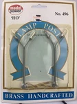 Model Power Ho Scale 496 Brass Double Highway Lamp (2PCS) Nip. Fixed Price $22.00.