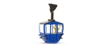 Brawa 6282 Ho Scale Cable Car Cabin Blue (with Character). Fixed Price $25.56.
