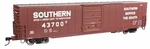 Walthers Mainline Southern #43700 60' Auto Parts Boxcar Single Door Green Light. Fixed Price $29.99.