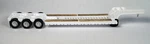Ho 1:87 Logistics 487 Heavy Equipment Semi Trailer Only White 3-AXLE. Fixed Price $17.95.