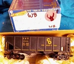 Chesapeake & Ohio Hopper Load Coal Revell 1956 Boxcar Metal Frame Sprung 4040. Fixed Price $14.44.