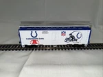 Nfl Indianapolis Colts Mantua Collections 733-836 Heavy 41' Steel Reefer Car. Fixed Price $5.00.