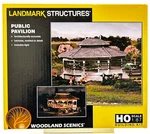 Ho Scale Woodland Scenics PF5189 Public Pavilion Building Kit Mint. Fixed Price $29.99.
