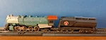 Ho Scale Mantua Great Northern Mikado 2-8-2 Steam Engine And Tender 2557. Fixed Price $80.00.