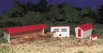 Bachmann Plasticville O Farm Buildings And Animals Kit 45152 New. Fixed Price $22.95.