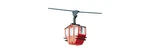 Brawa 6281 Ho Scale Cable Car Cabin Red (with Character). Fixed Price $25.33.