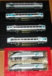 Ho Bachmann Spectrum Acela Express Amtrak Set 4 Cars Dual Locomotive Dcc & Dummy. Fixed Price $599.99.